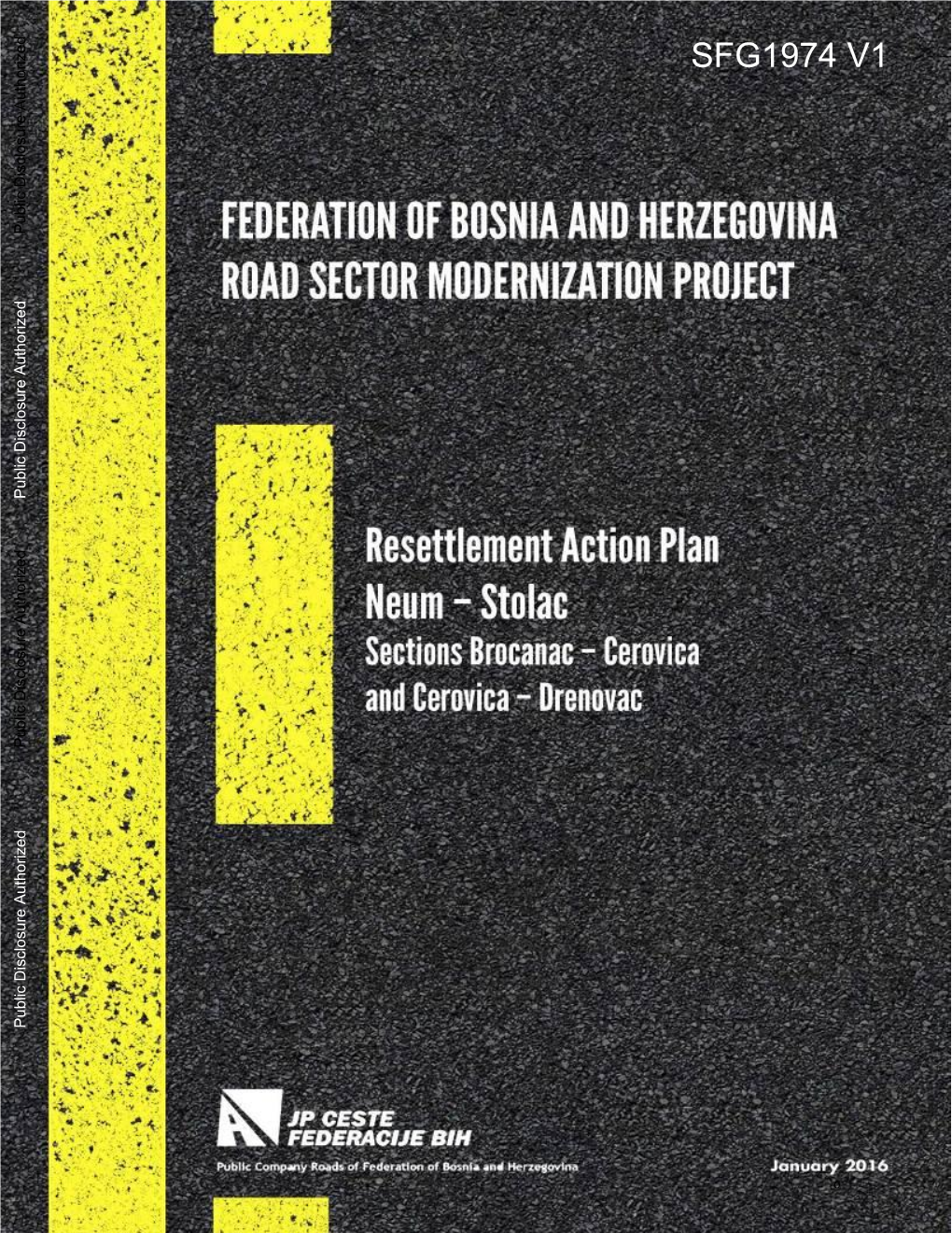 Resettlement Action Plan Neum – Stolac