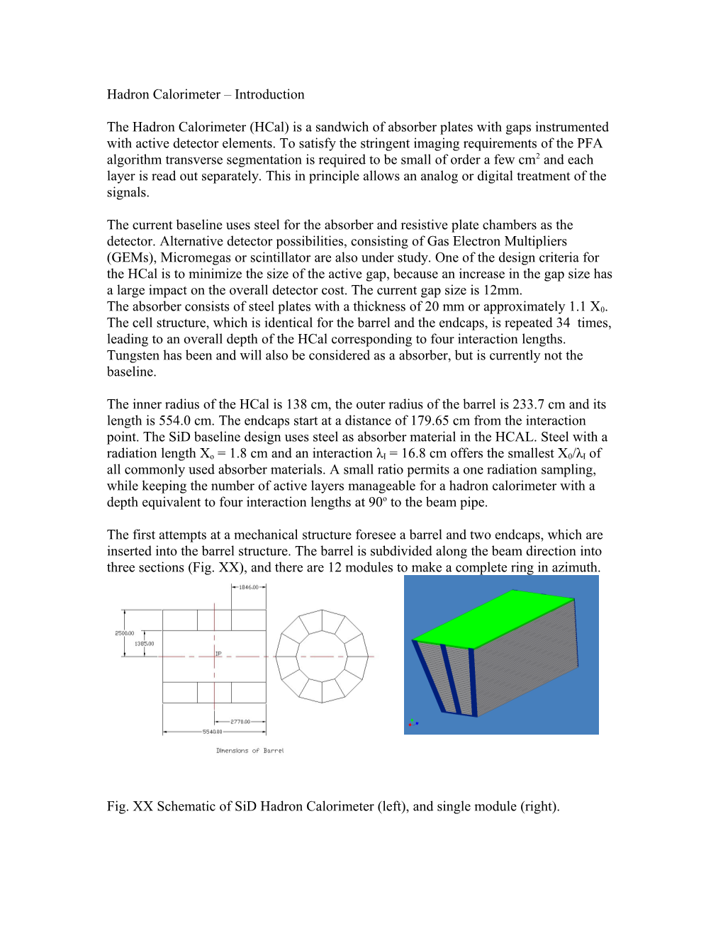 Hadron Calorimeter Introduction