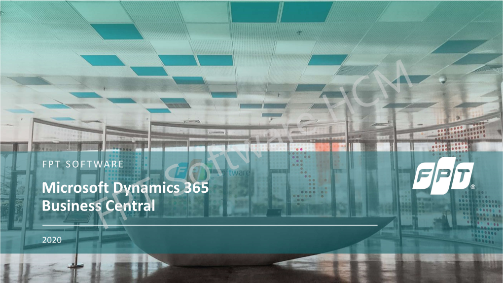 Microsoft Dynamics 365 Business Central (D365BC) Is an Enterprise Resource Planning (ERP) System Financial Supply Chain Relationship from Microsoft