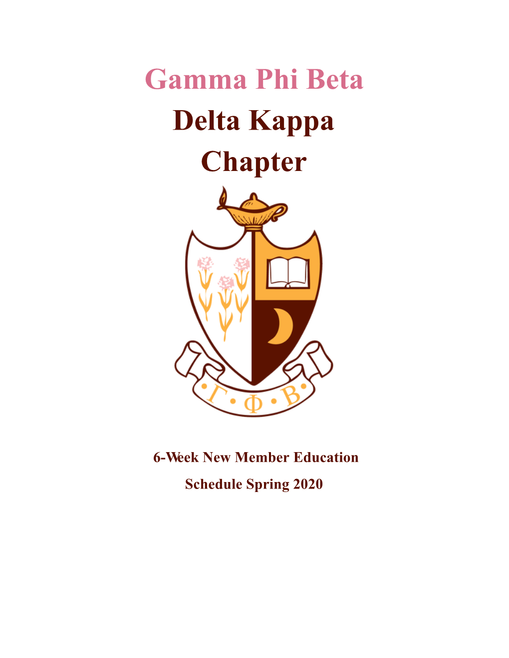 Gamma Phi Beta Delta Kappa Chapter