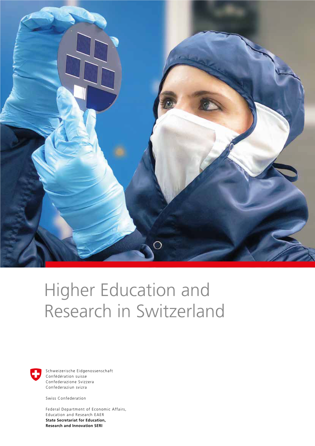 Higher Education and Research in Switzerland Impressum