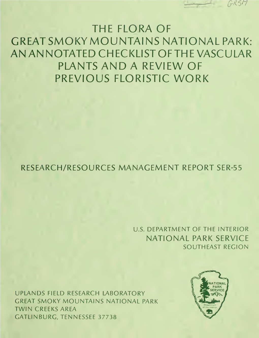 An Annotated Checklist of the Vascular Plants