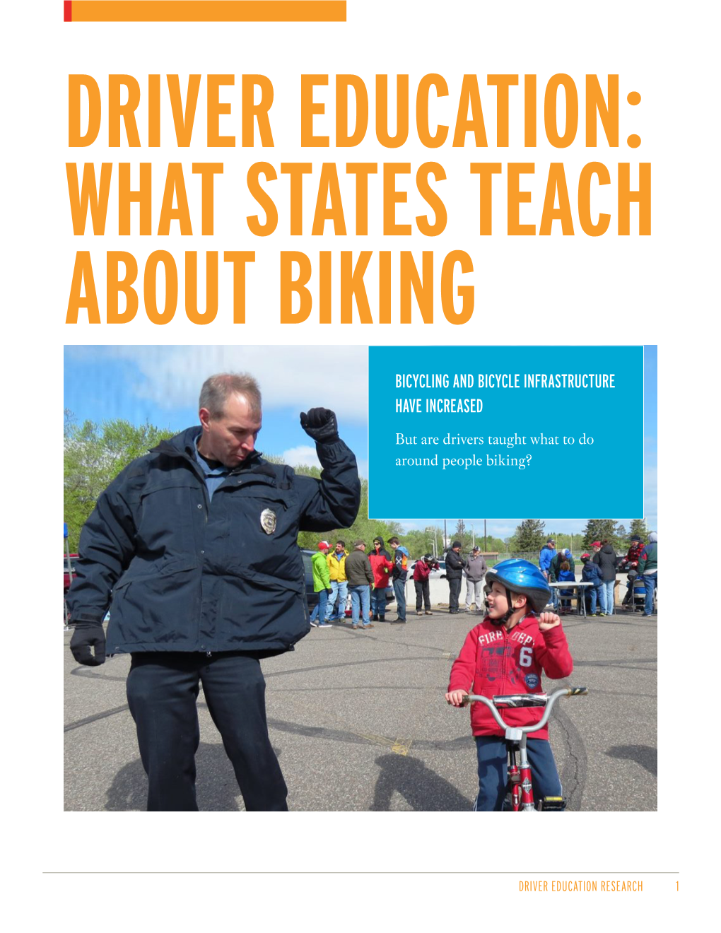 Driver Education: What States Teach About Biking