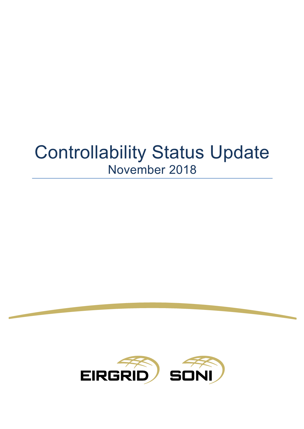 Controllability Status Update November 2018