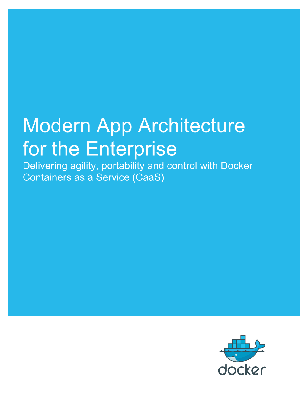 Modern App Architecture for the Enterprise