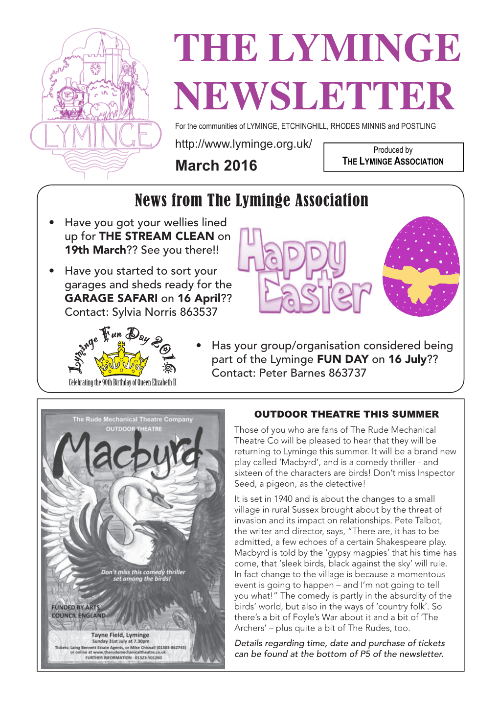 The Lyminge Newsletter