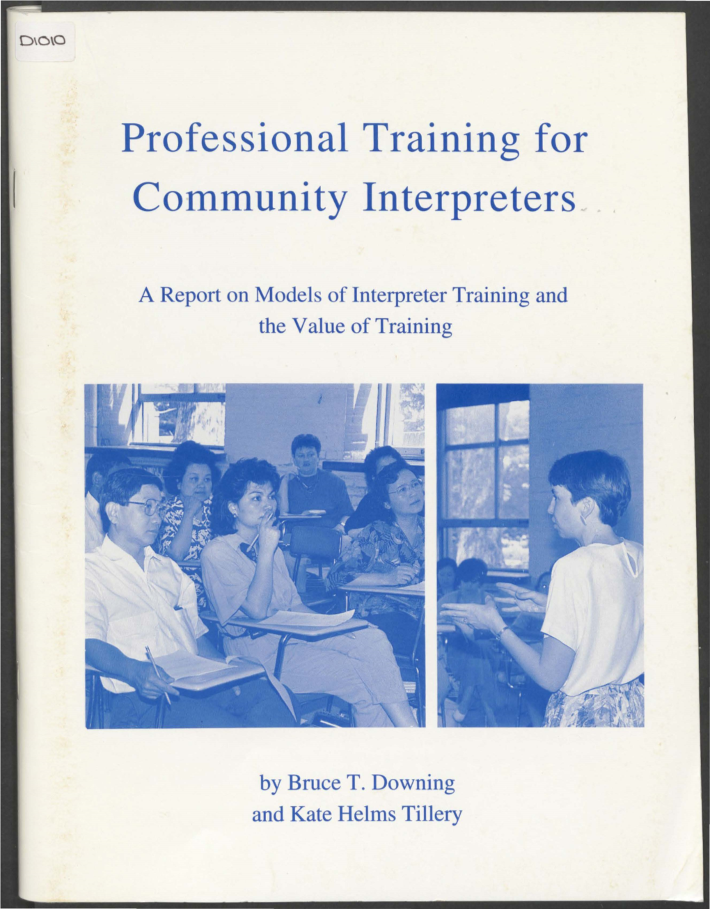 Professional Training for Community Interpreters