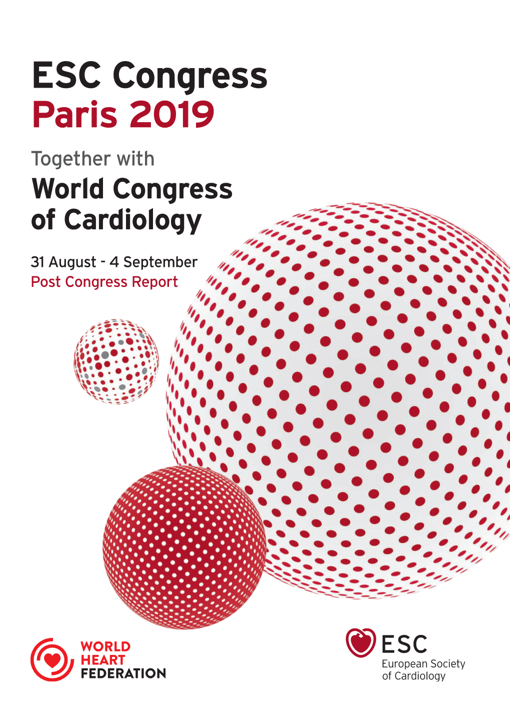 ESC Congress Paris 2019 Together with World Congress of Cardiology