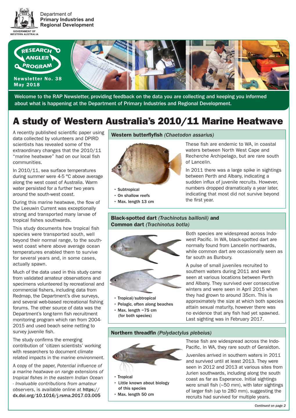 A Study of Western Australia's 2010/11 Marine Heatwave