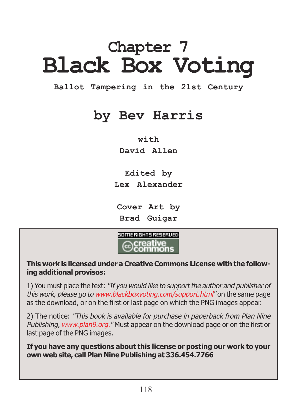 Black Box Voting Ballot Tampering in the 21St Century