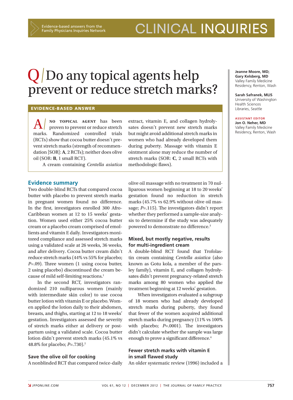 Do Any Topical Agents Help Prevent Or Reduce Stretch Marks?