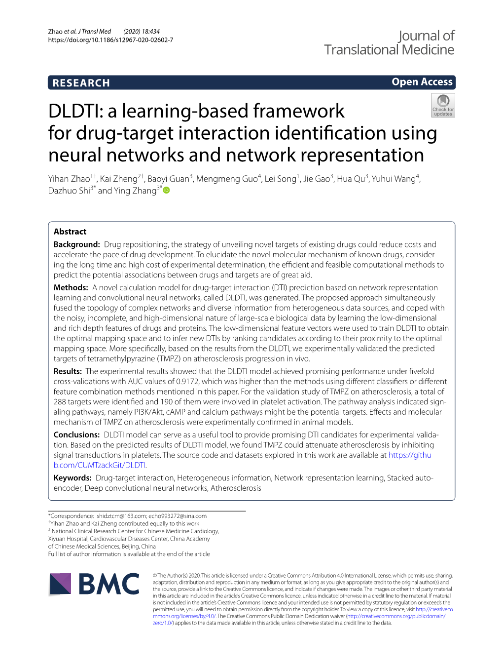 DLDTI: a Learning-Based Framework for Drug-Target Interaction