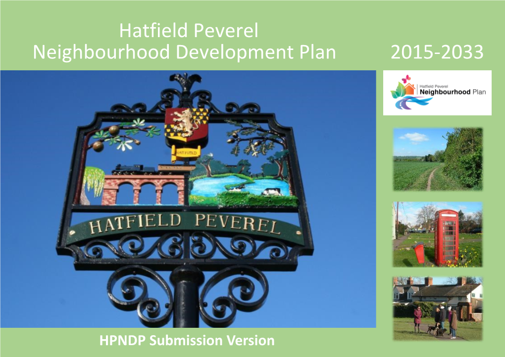 Hatfield Peverel Neighbourhood Development Plan 2015-2033