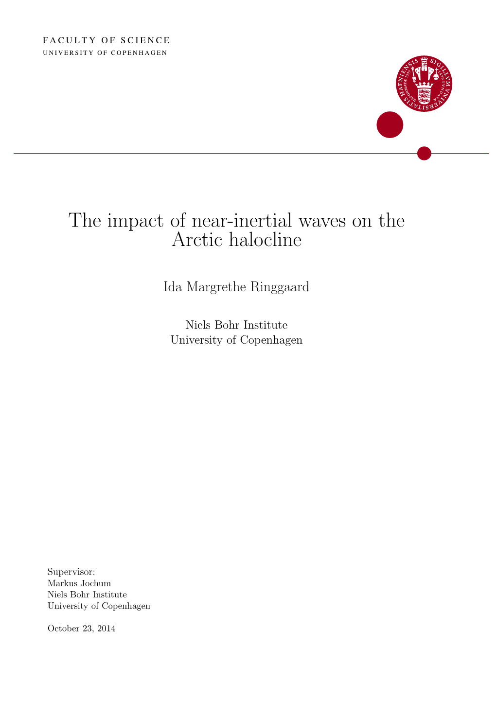 The Impact of Near-Inertial Waves on the Arctic Halocline