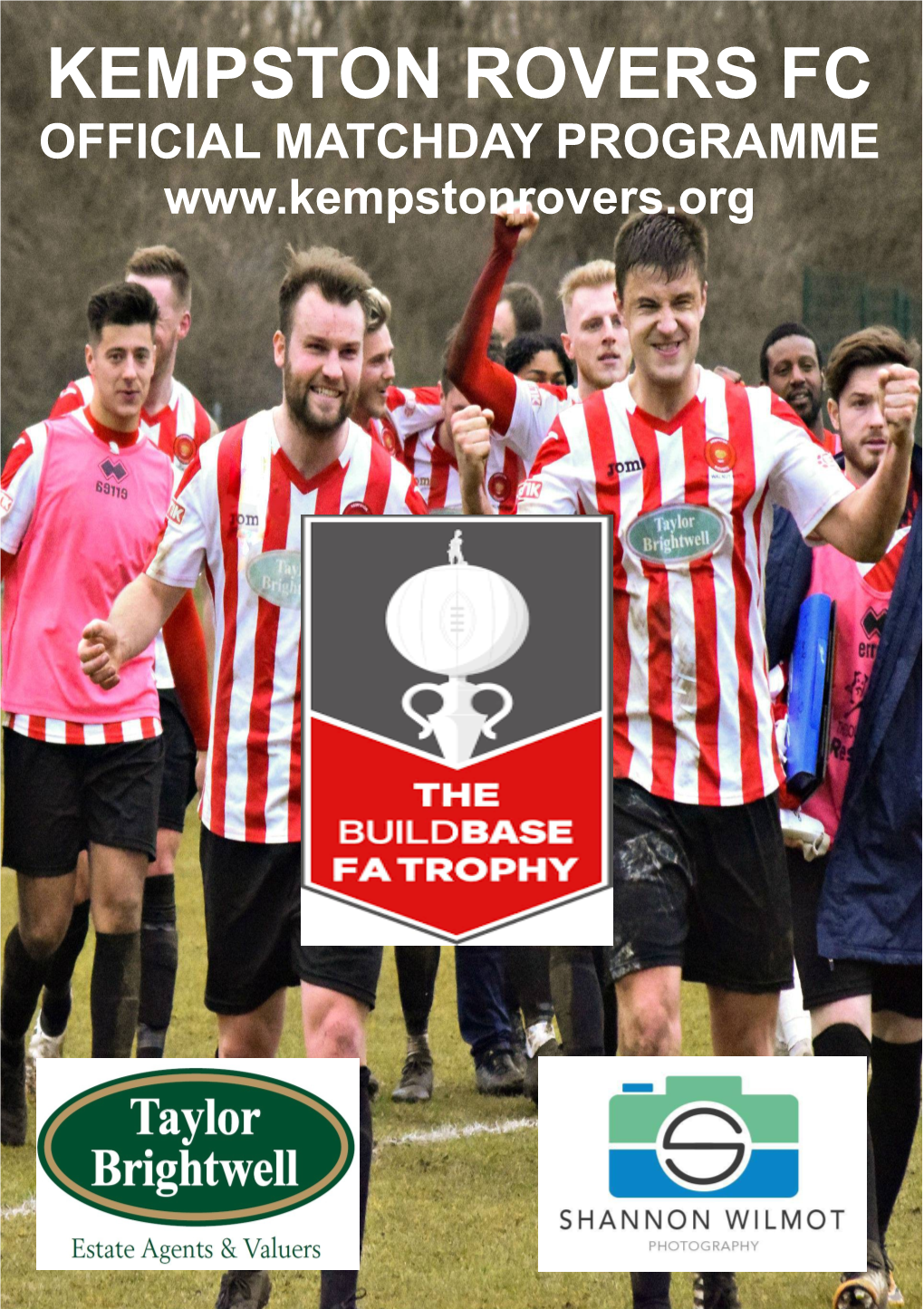 KEMPSTON ROVERS FC OFFICIAL MATCHDAY PROGRAMME Welcome