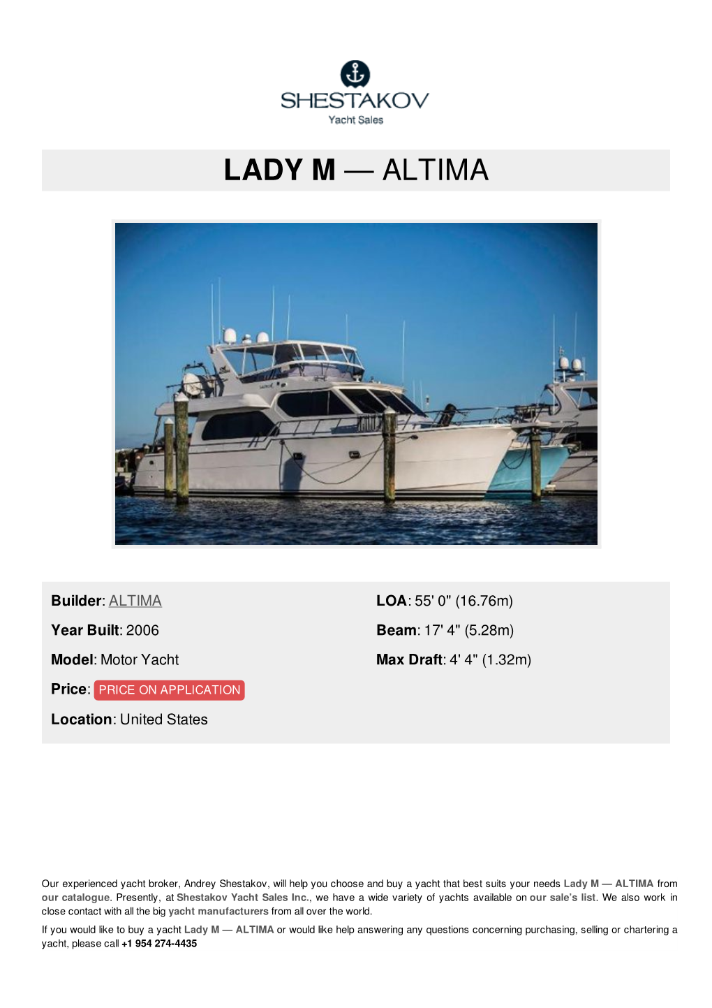 Lady M — Altima