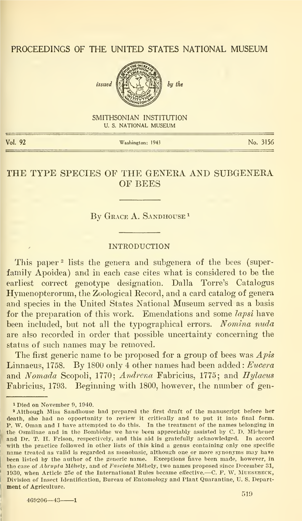 Proceedings of the United States National Museum