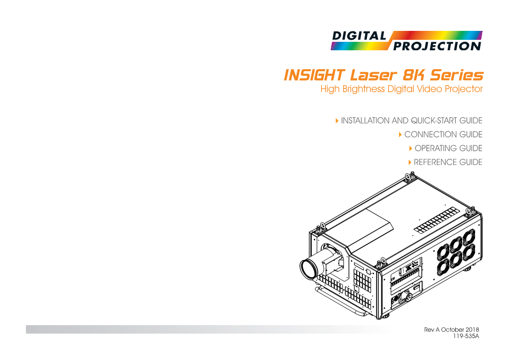 INSIGHT Laser 8K Series High Brightness Digital Video Projector