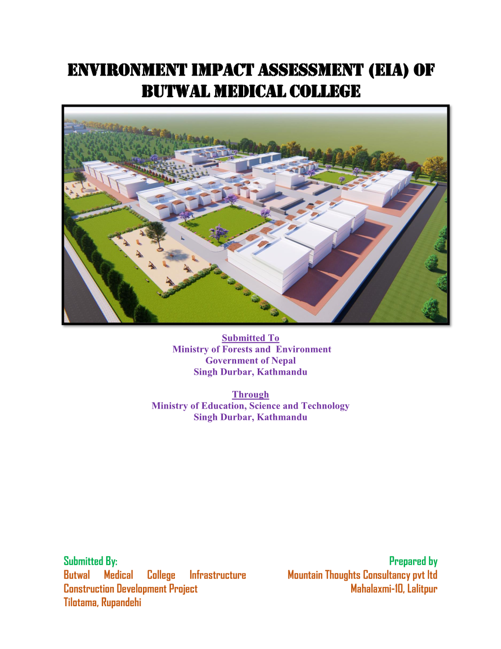 (EIA) of Butwal Medical College