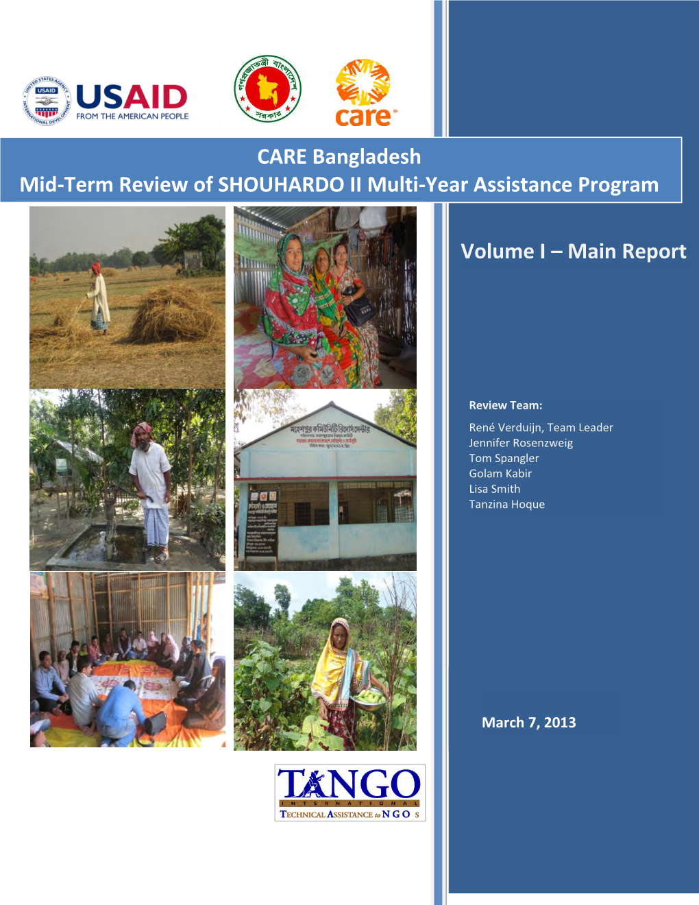 CARE Bangladesh Mid-Term Review of SHOUHARDO II Multi-Year Assistance Program