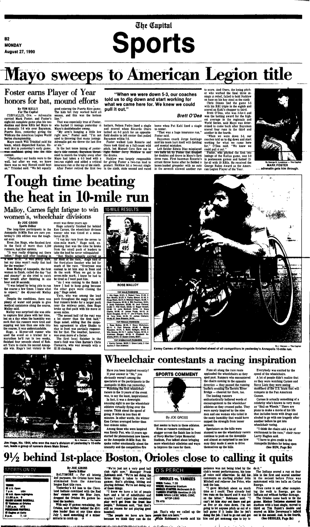 Capital: Malloy Wins, 1990
