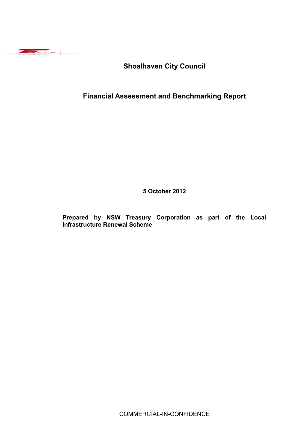 Financial Assessment and Benchmarking Report