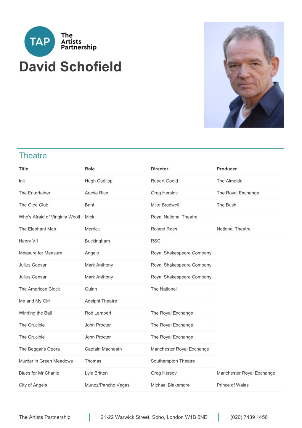 David Schofield