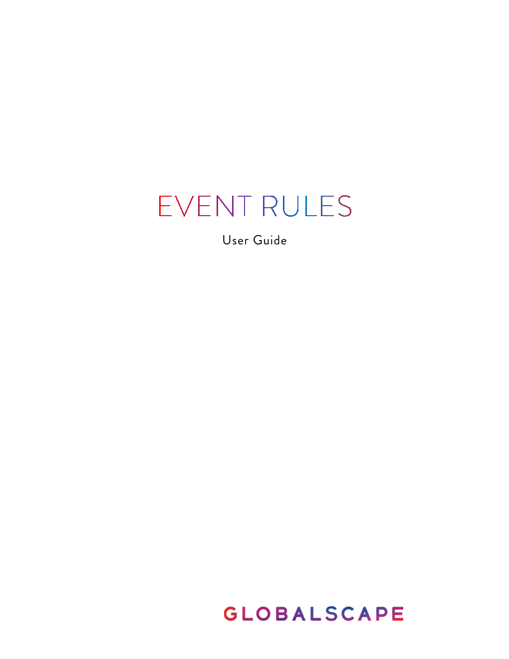 EFT™ Event Rules User Guide