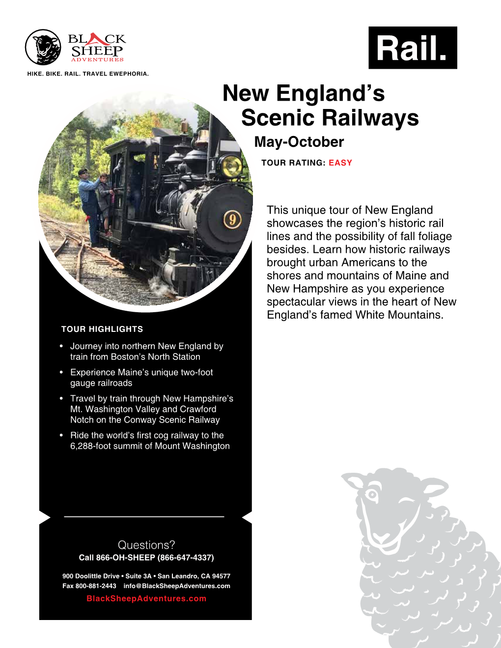 New England's Scenic Railways