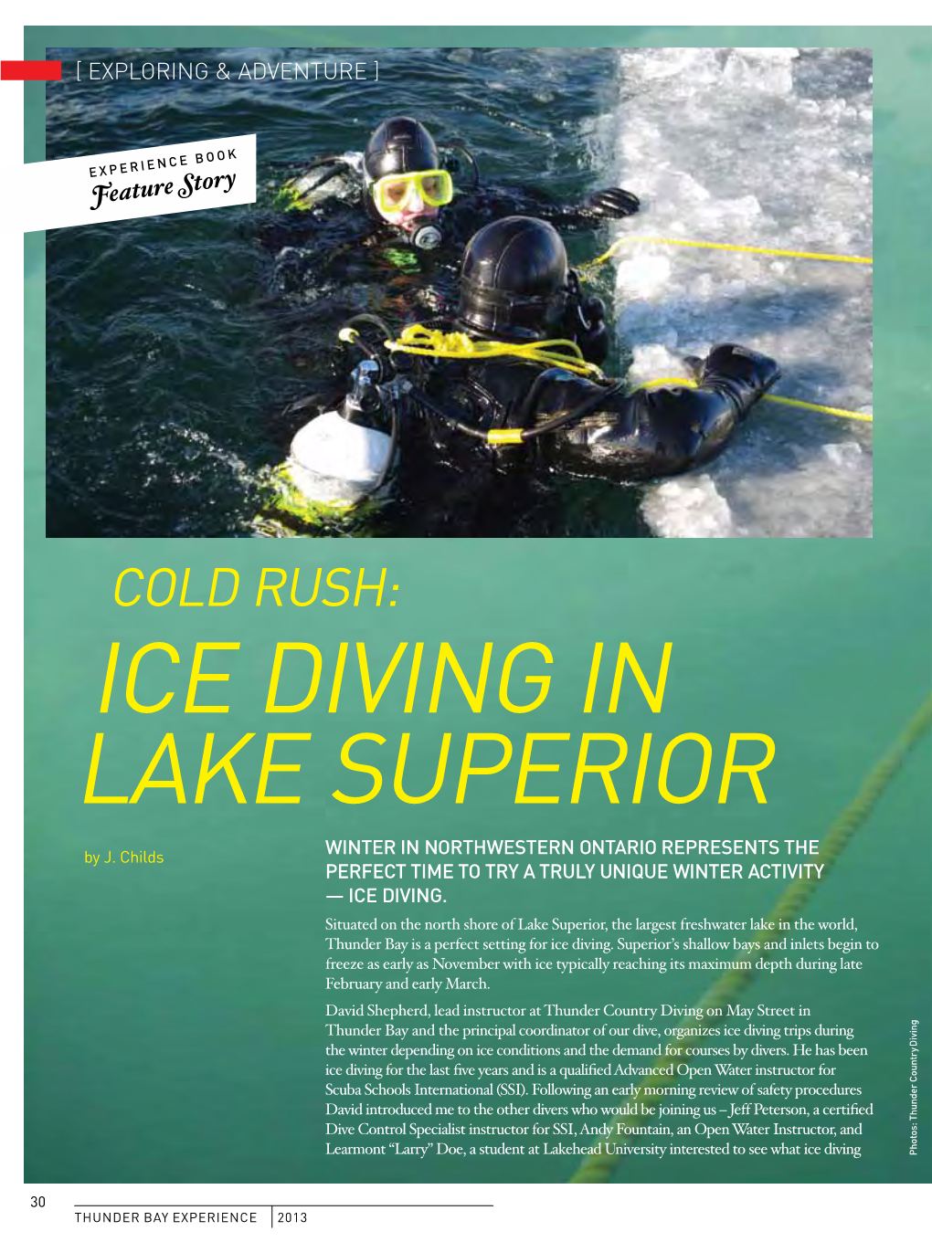 Ice Diving in Lake Superior