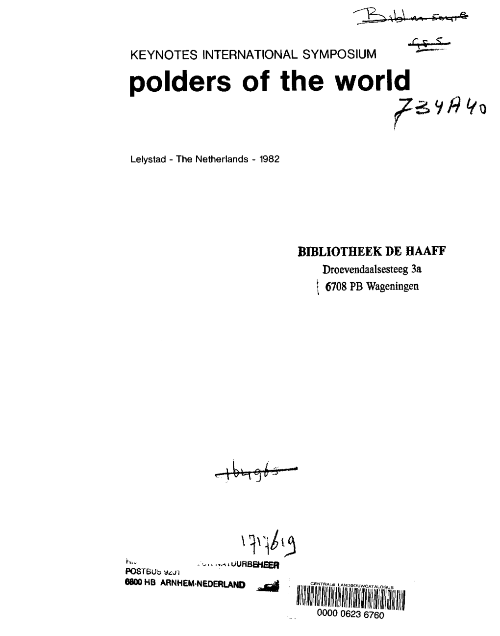 Polders of the World