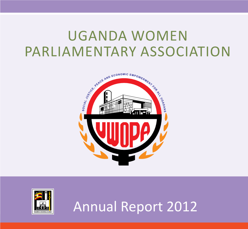 Uganda Women Parliamentary Association Annual Report 2012