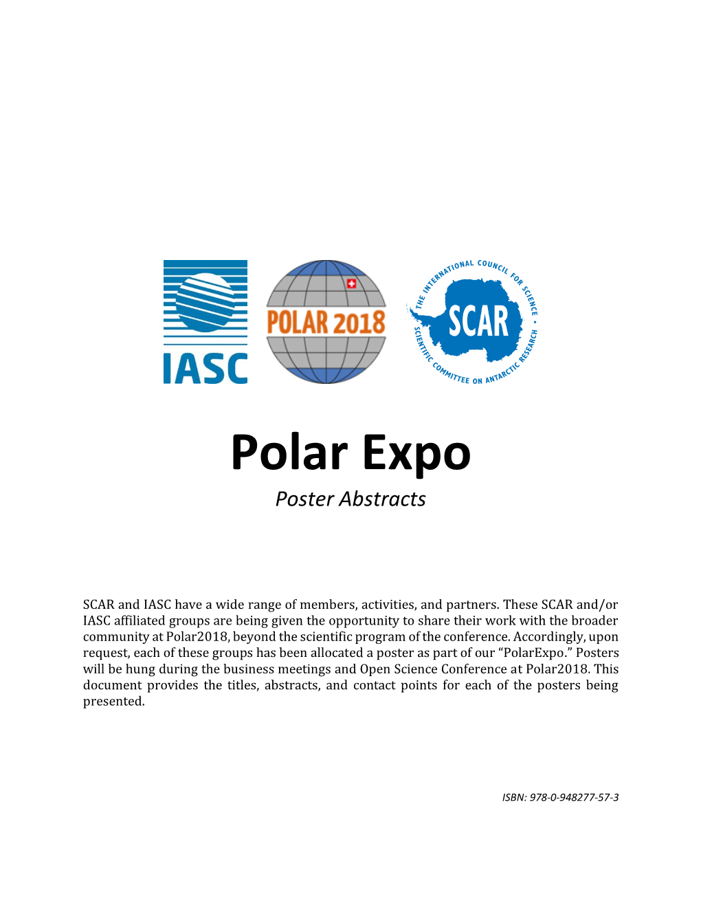 Polar Expo Poster Abstracts