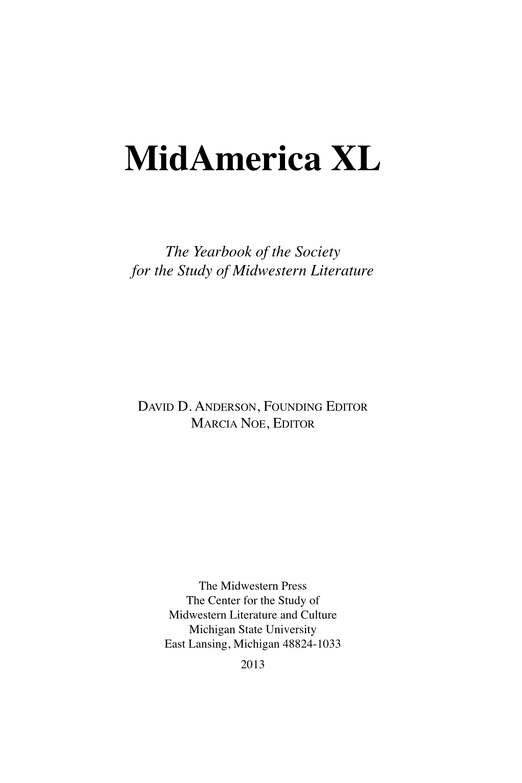 Midamerica XL 2013