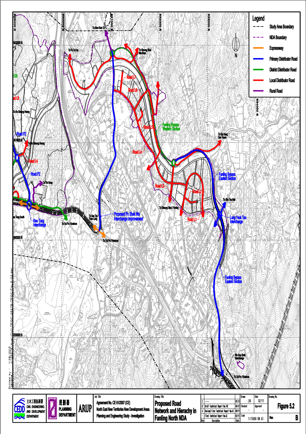 Appendix 4.14B Road Hierarchy (FLN)