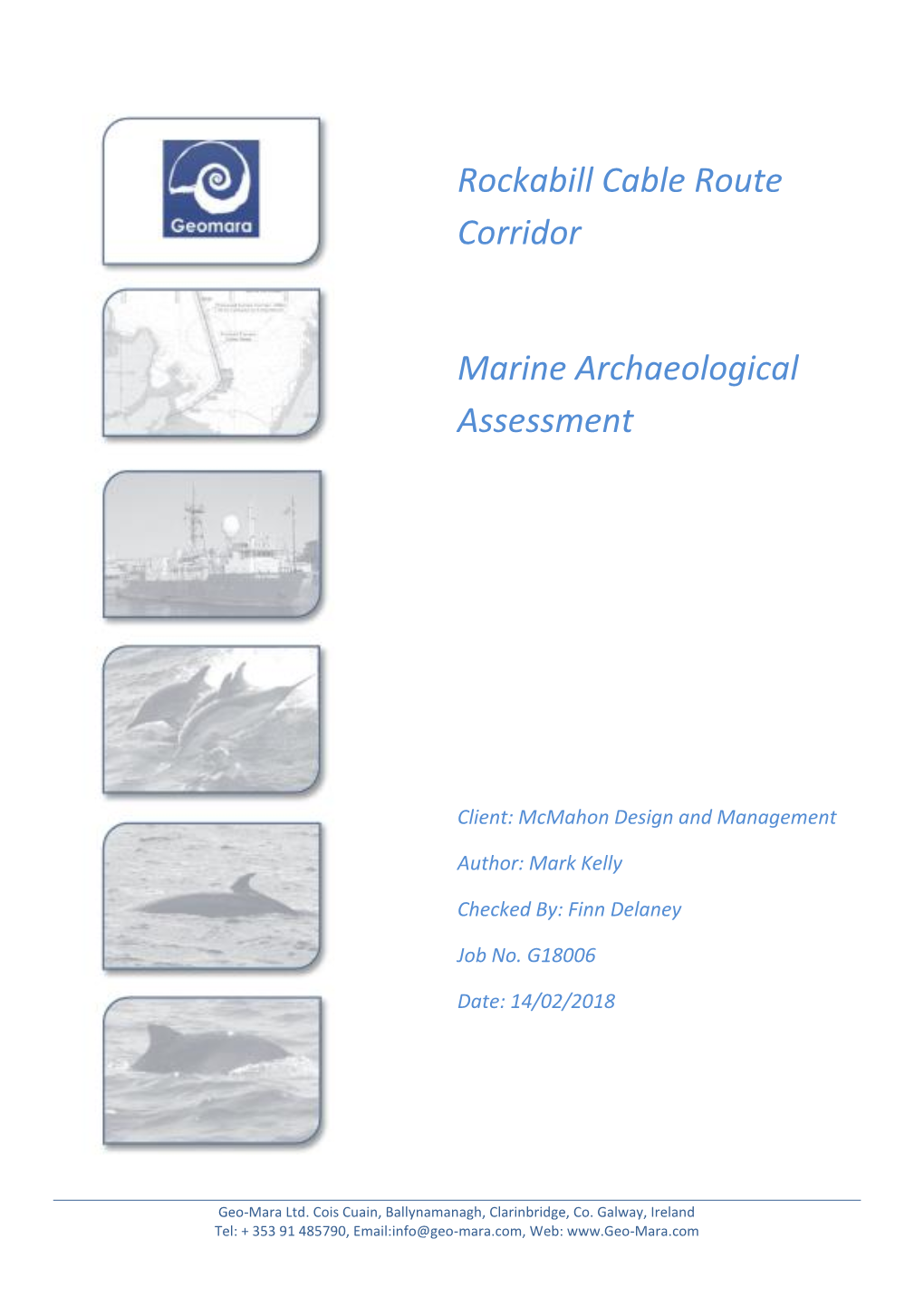 Rockabill Cable Route Corridor Marine Archaeological Assessment