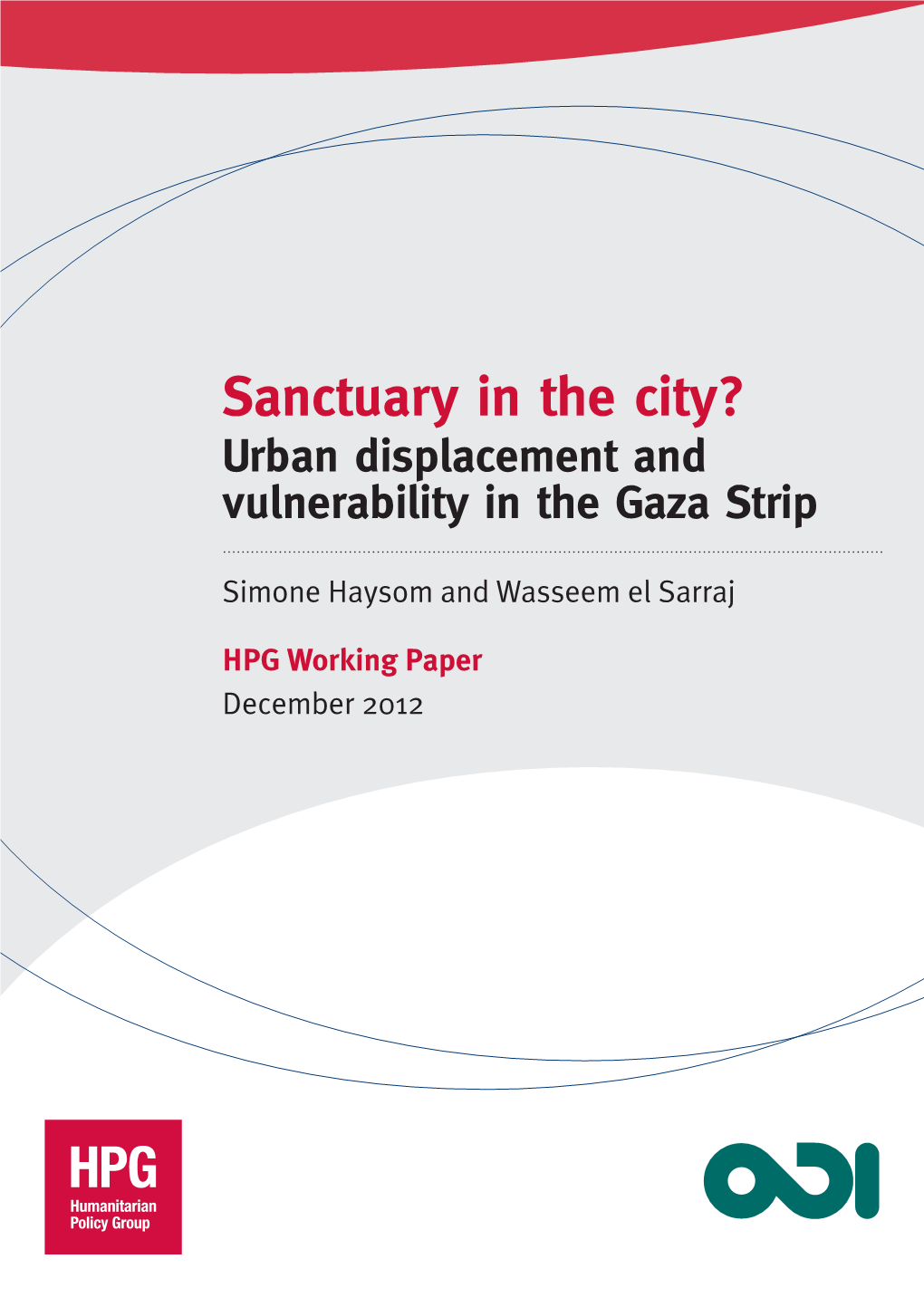 Urban Displacement and Vulnerability in the Gaza Strip