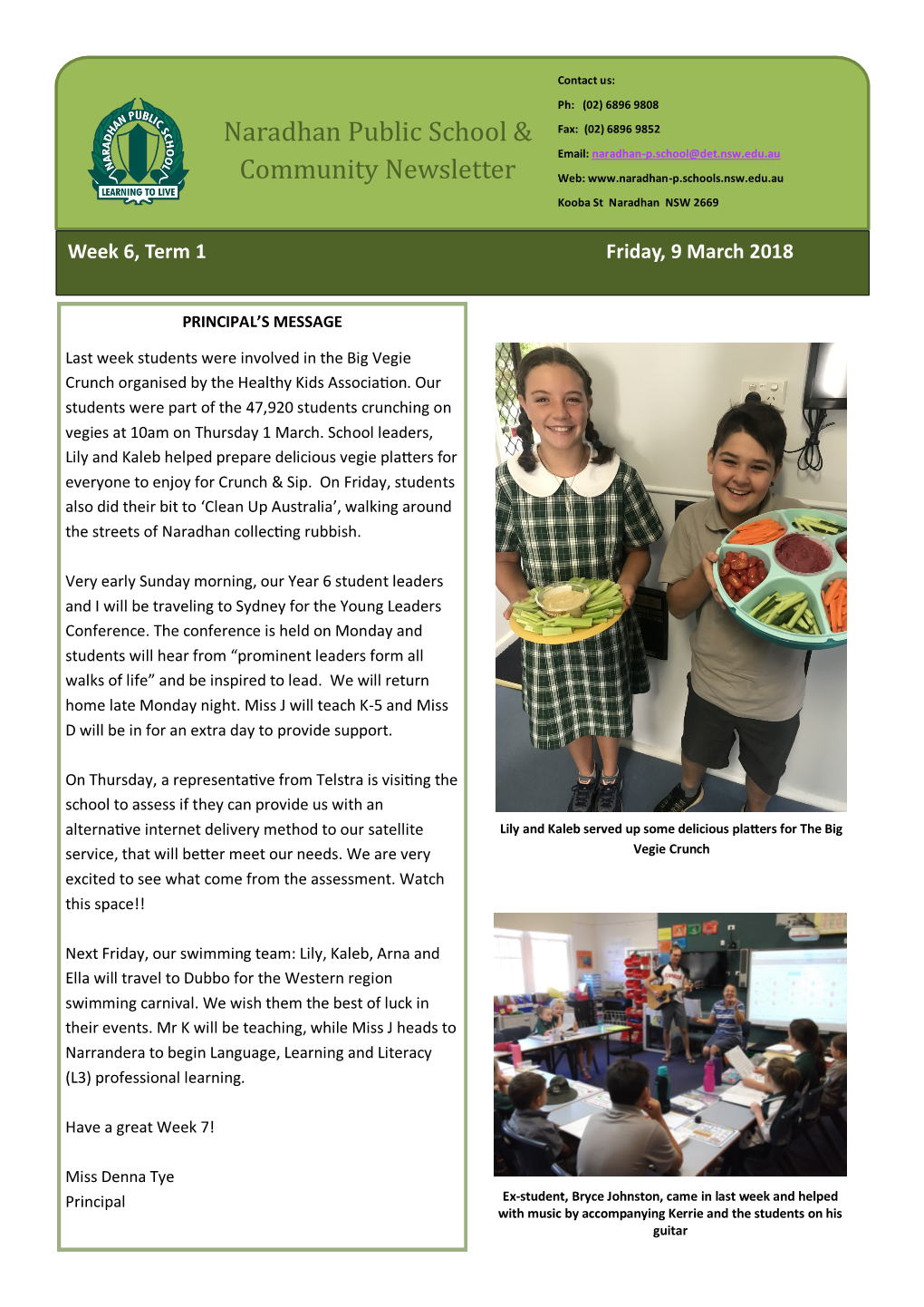 Naradhan Public School & Community Newsletter