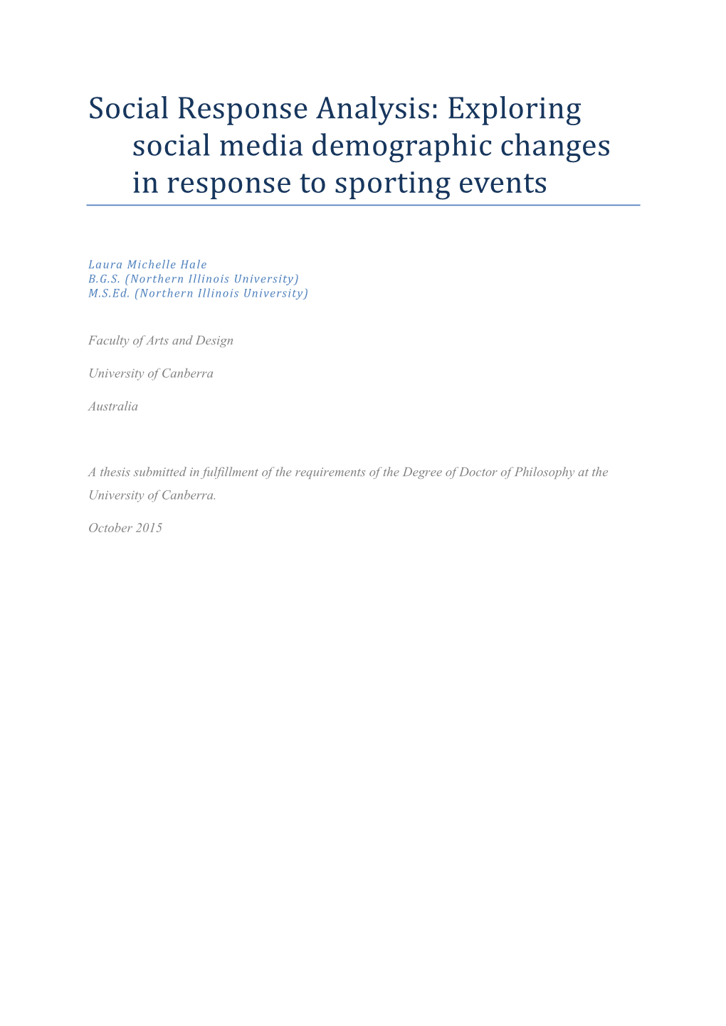 Exploring Social Media Demographic Changes in Response to Sporting Events