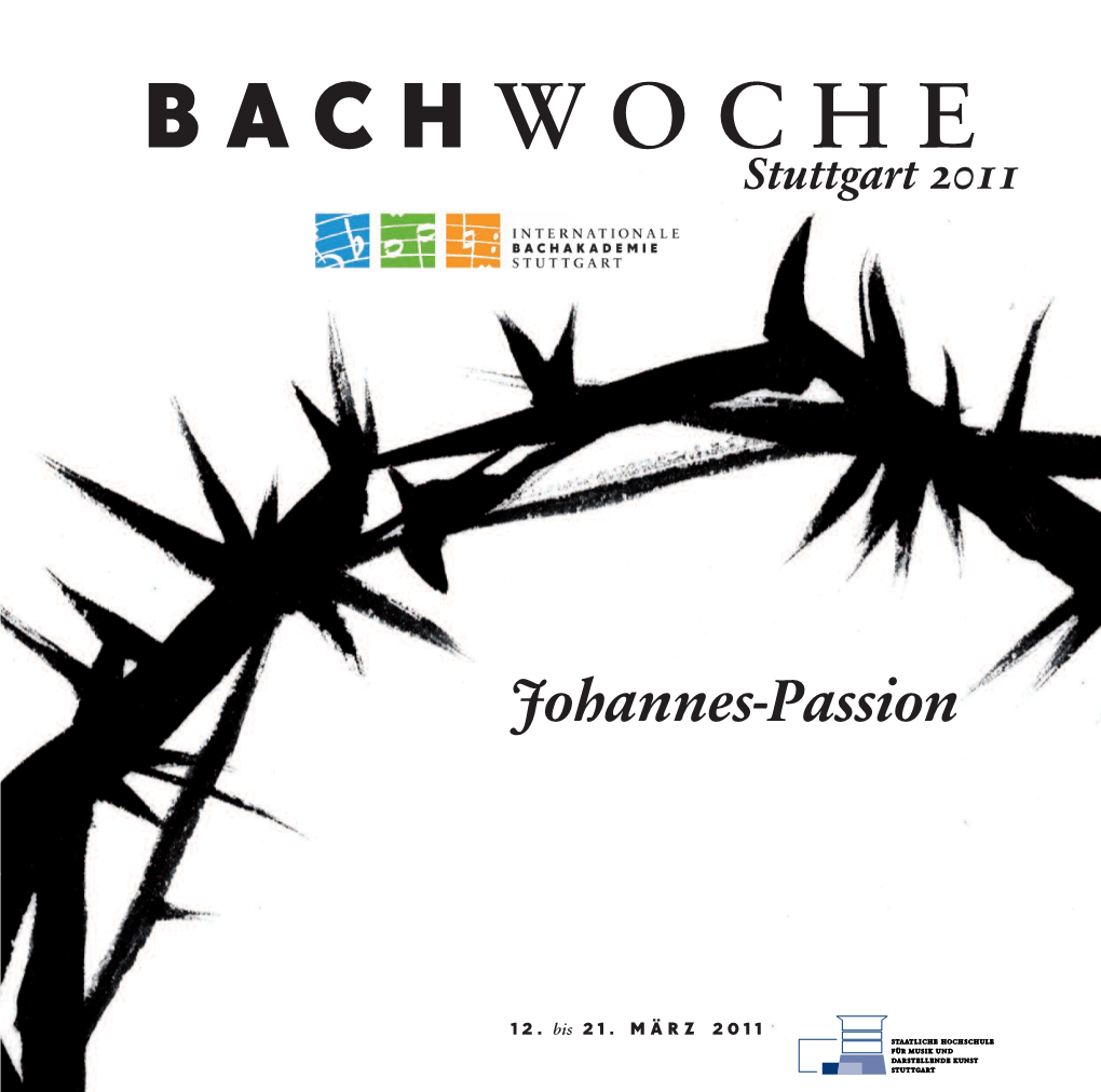 Bach Woche 12.– 21