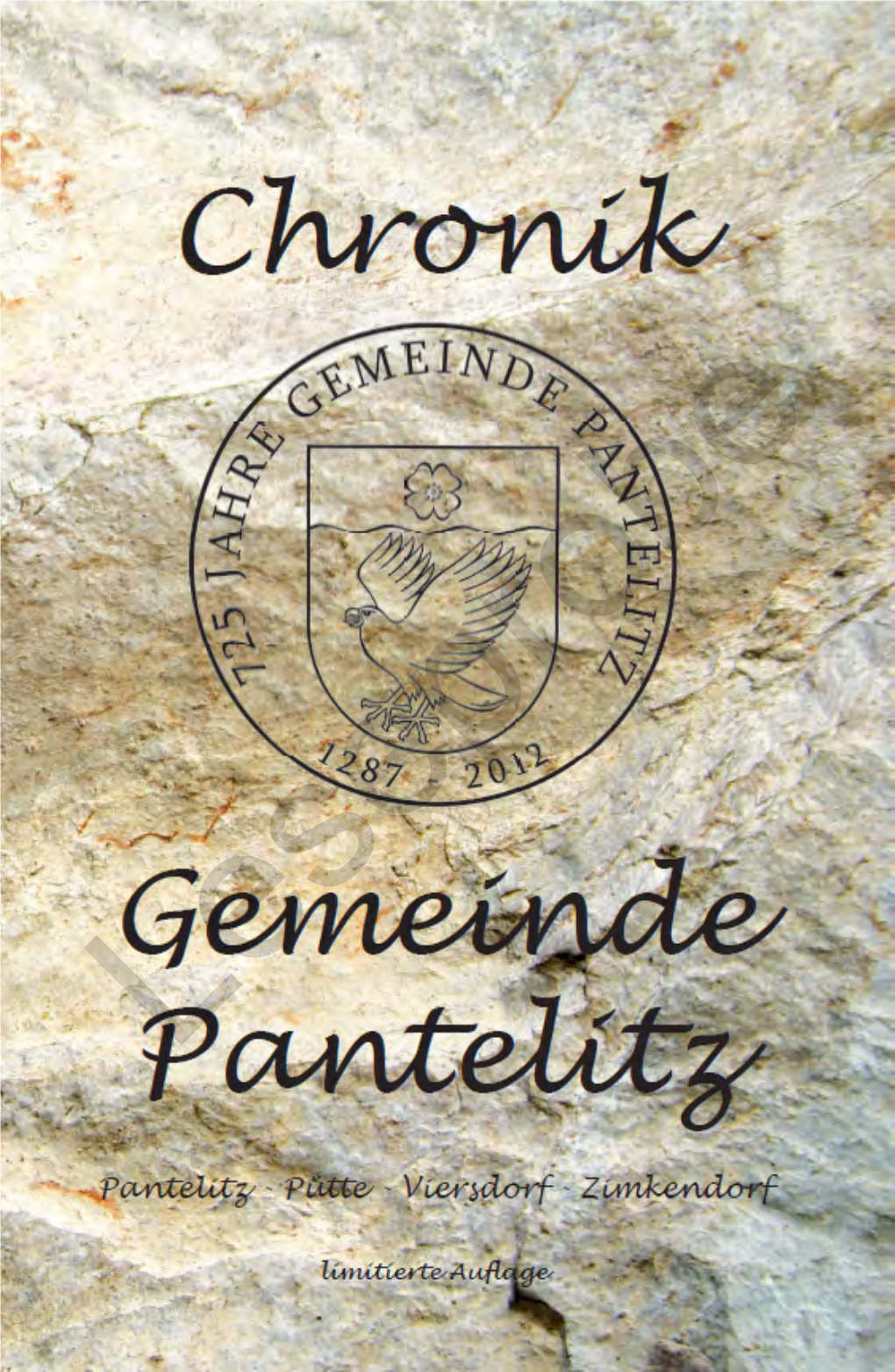 Chronik Gemeinde Pantelitz 2012