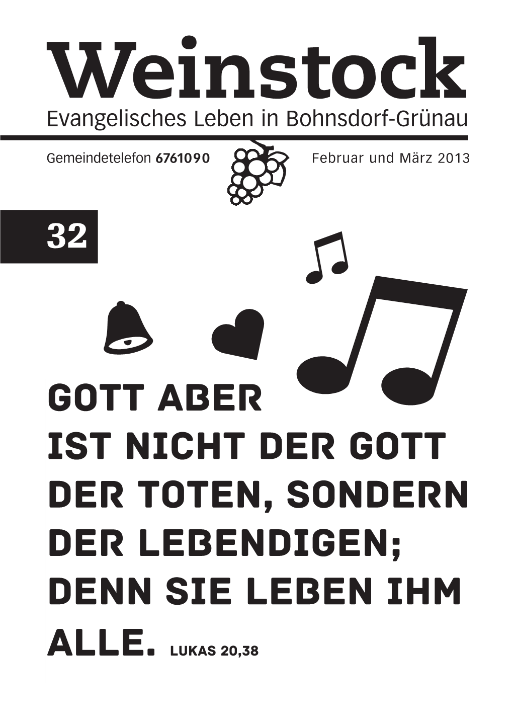 Weinstock Evangelisches Leben in Bohnsdorf-Grünau