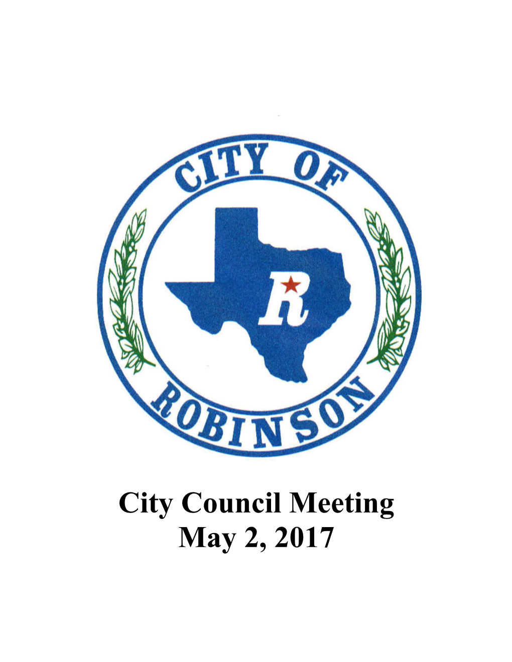 City Council Meeting May 2, 2017