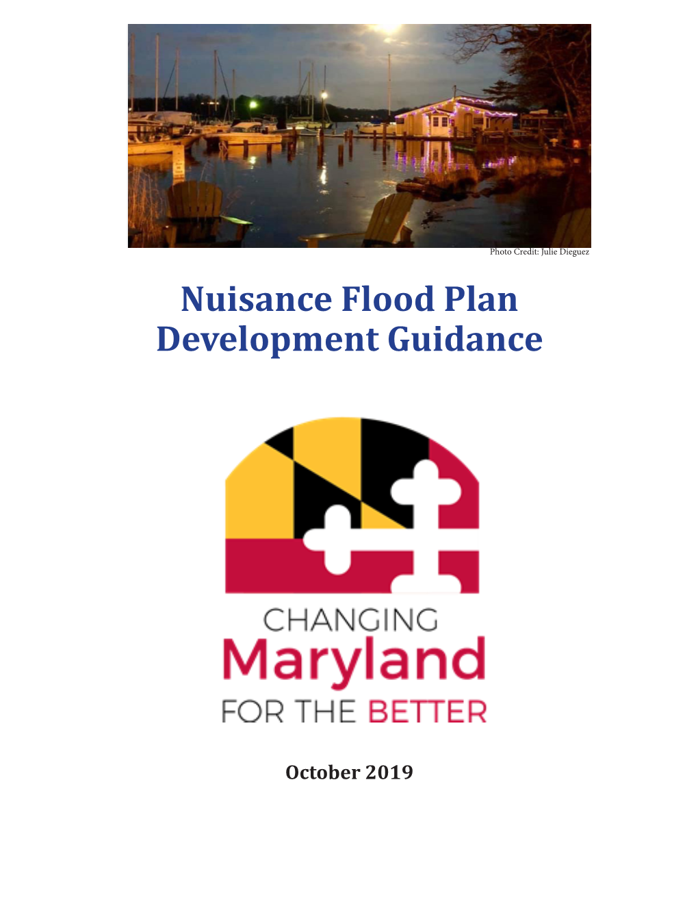 Nuisance Flood Plan Development Guidance