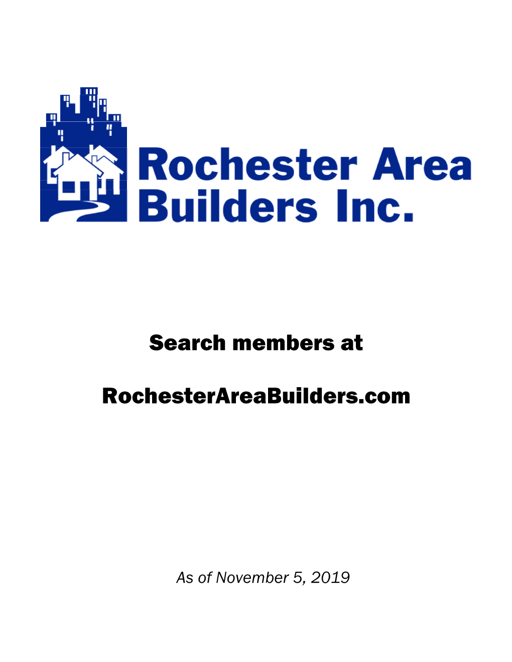 Search Members at Rochesterareabuilders.Com