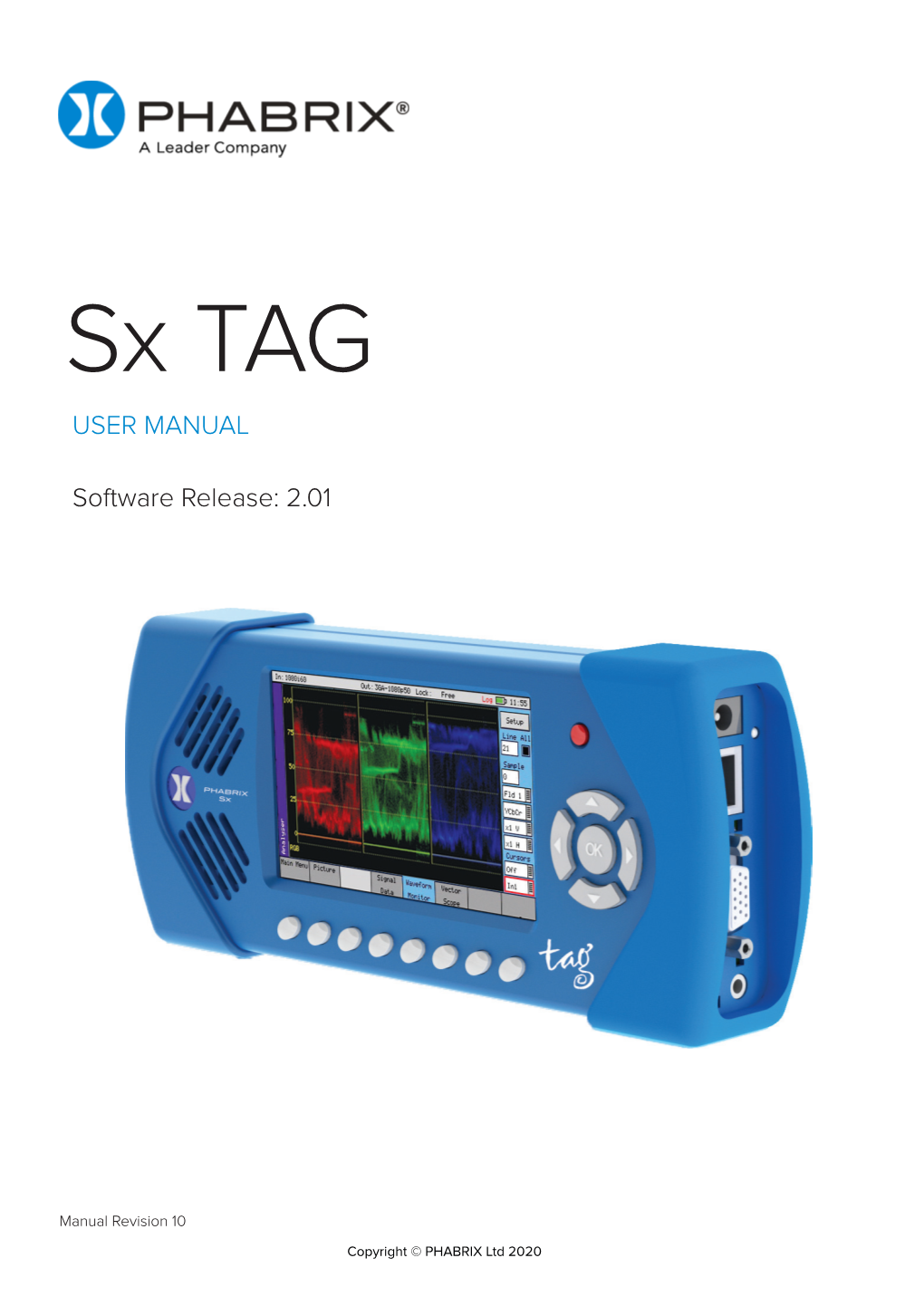 Sx TAG USER MANUAL