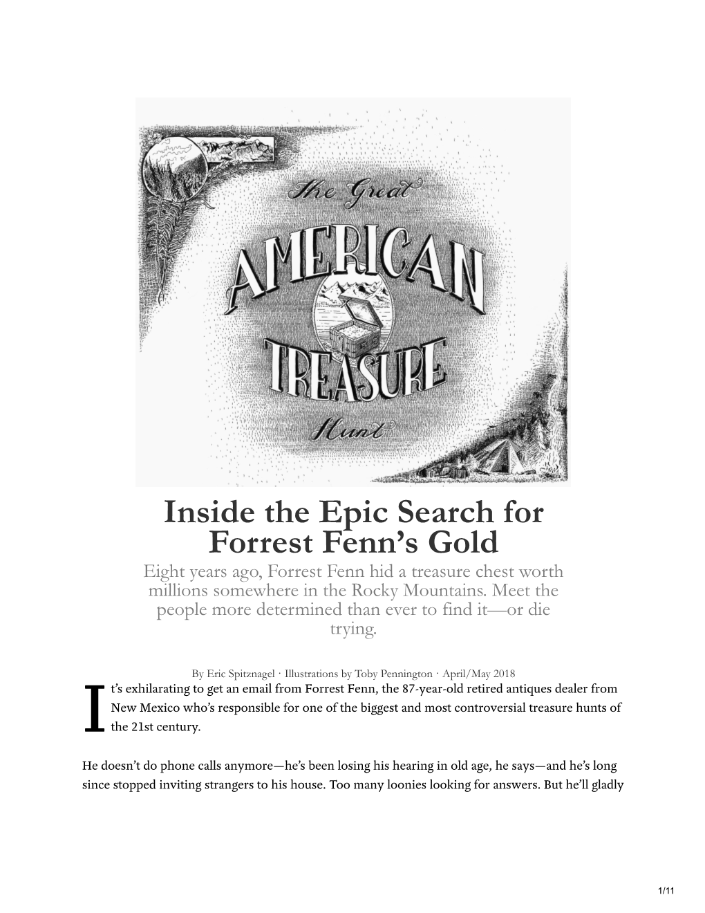 Inside the Epic Search for Forrest Fenn's Gold