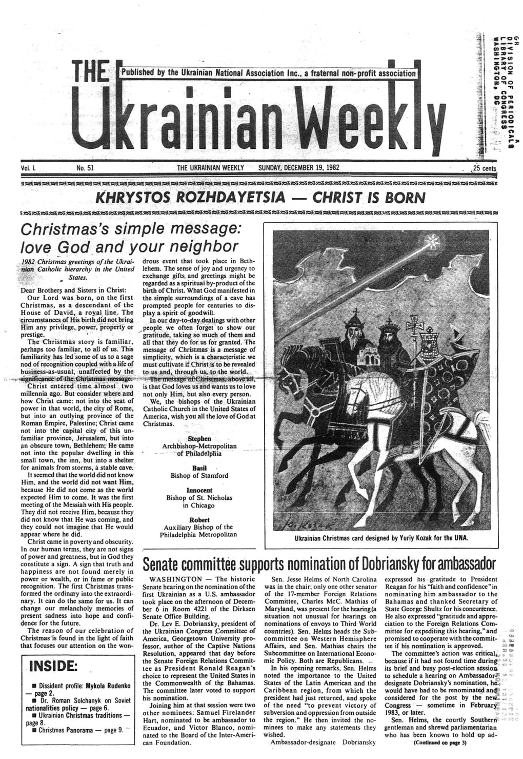 The Ukrainian Weekly 1982