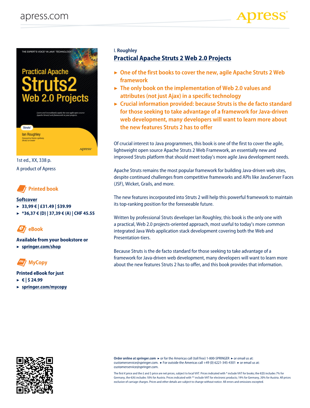 Practical Apache Struts 2 Web 2.0 Projects