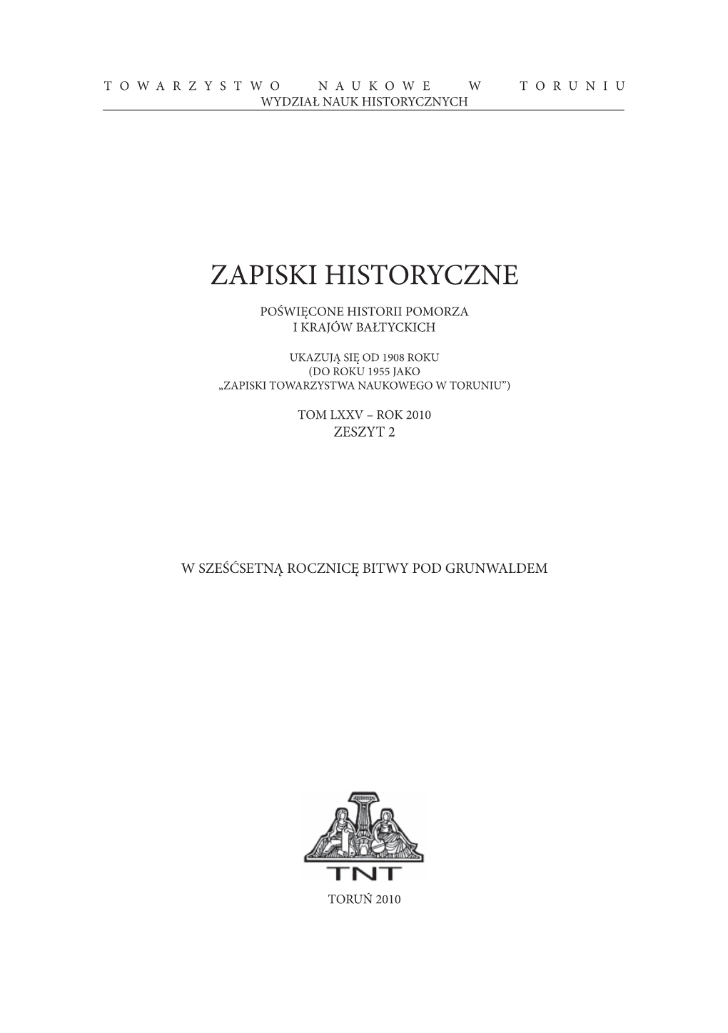 Zapiski Historyczne